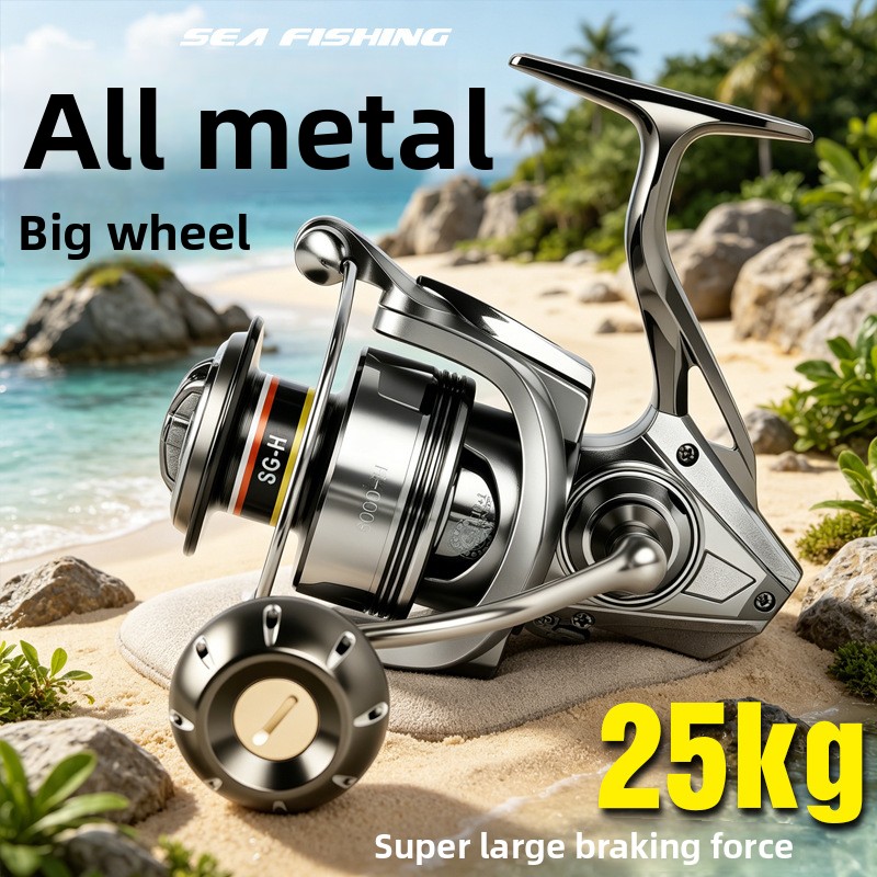 Ice Fishing Reel - بكرات صيد معدنية عالية الجودة مناسبة