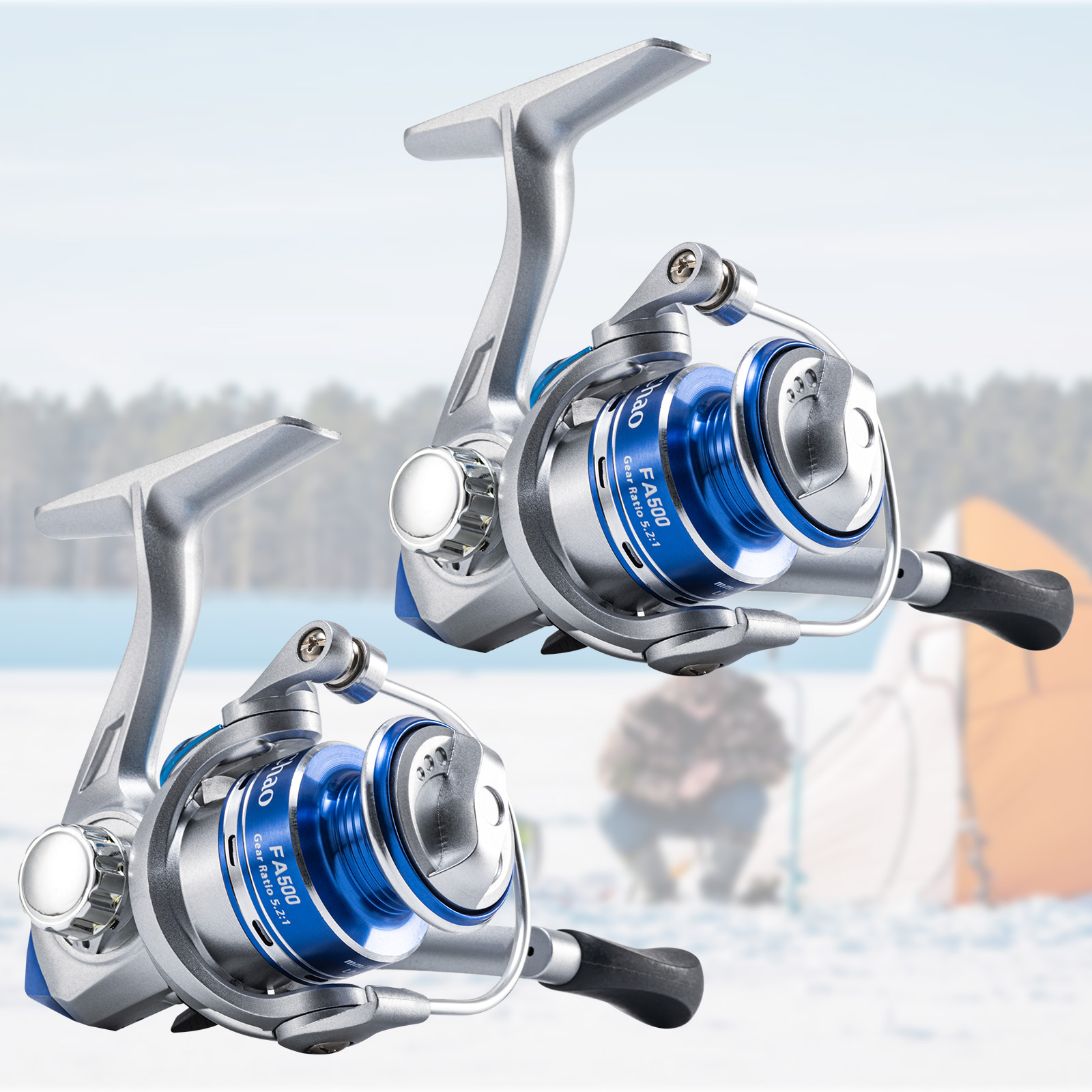 بكرات صيد الأسماك على الجليد ا - مراجعة Ice Fishing Reel وسعره
