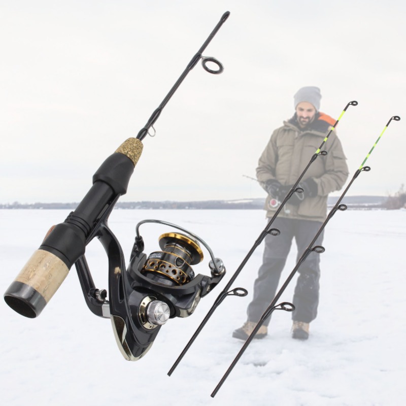60 سنتيمتر 2 نصائح قضيب بكرة ا - مراجعة Ice Fishing Reel وسعره