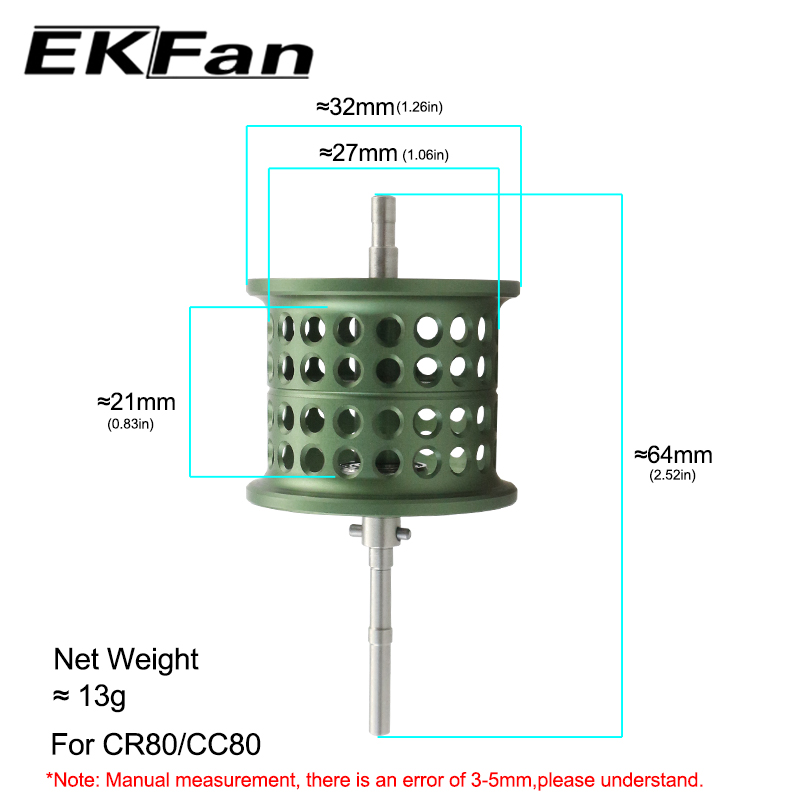 كأس خيطي أخضر صغير من EKFan لـ - مراجعة Reel Spare Spool وسعره