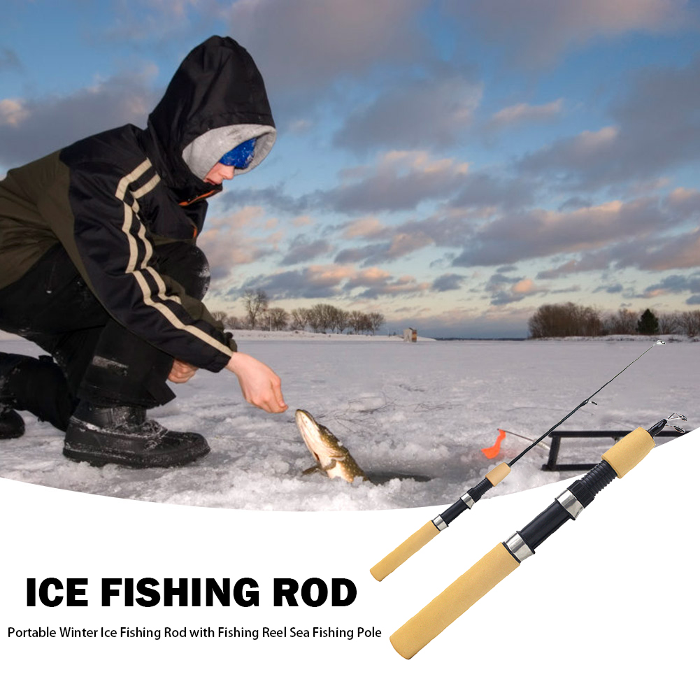 قصبة صيد الأسماك على الجليد مح - مراجعة Ice Fishing Reel وسعره