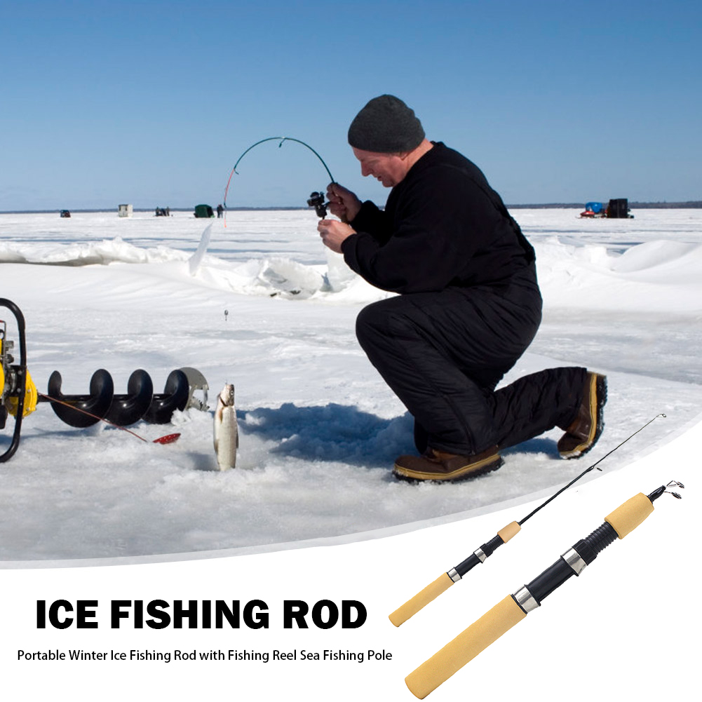 قصبة صيد الأسماك على الجليد مح - مراجعة Ice Fishing Reel وسعره