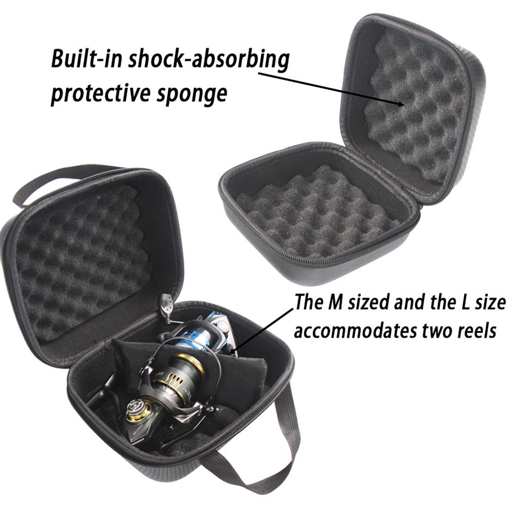حقيبة بكرة صيد JSFUN S/M/L من  - مراجعة Spincast Reel وسعره