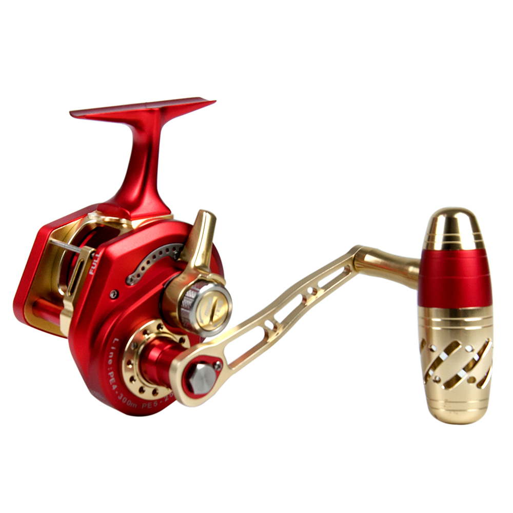بكرة صيد معدنية حمراء 70 رطل ل - مراجعة Baitcasting Reel وسعره