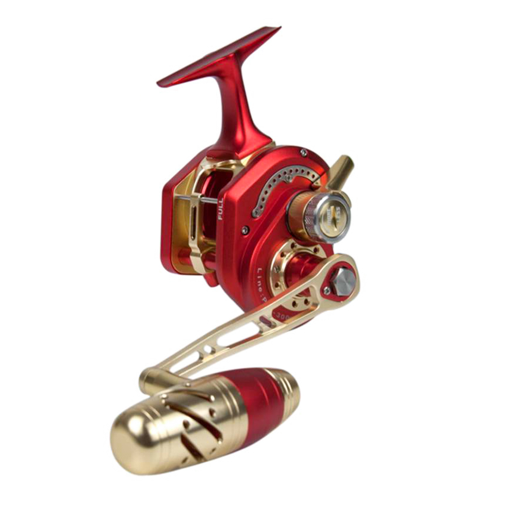 بكرة صيد معدنية حمراء 70 رطل ل - مراجعة Baitcasting Reel وسعره