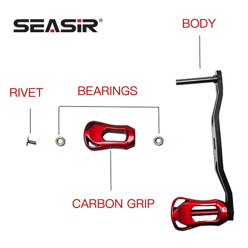 SEASIR ألياف الكربون الصيد بكر - مراجعة Reel Spare Spool وسعره