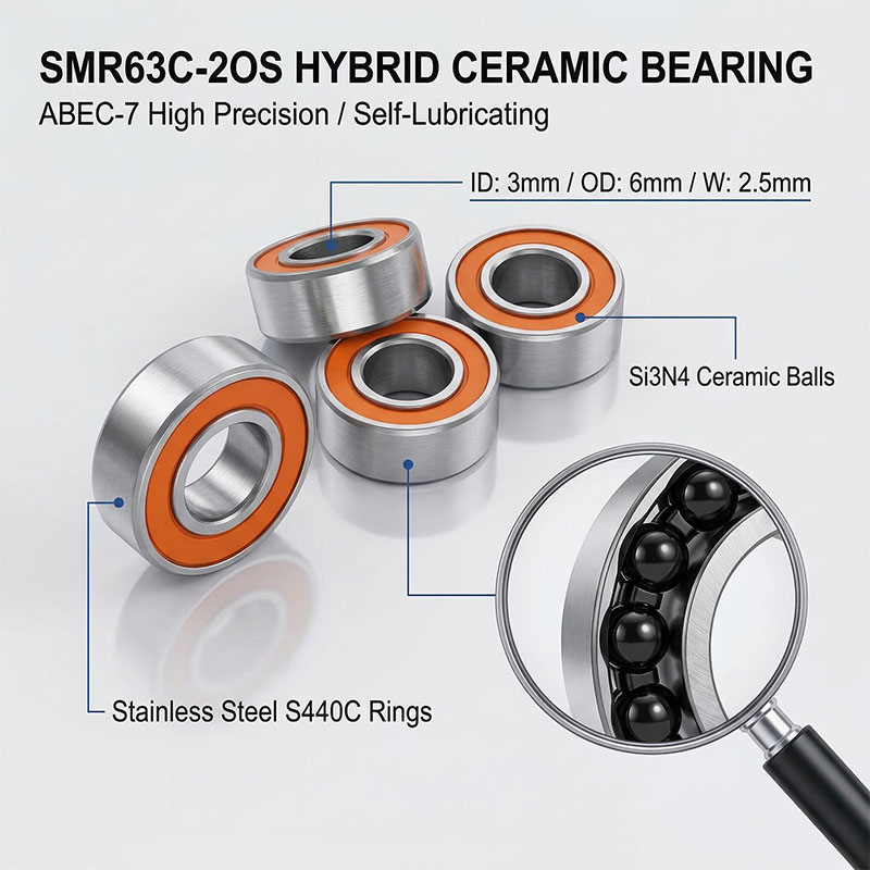 3 قطع محامل بكرة صيد 3x8x3 SMR - مراجعة Fly Reel وسعره