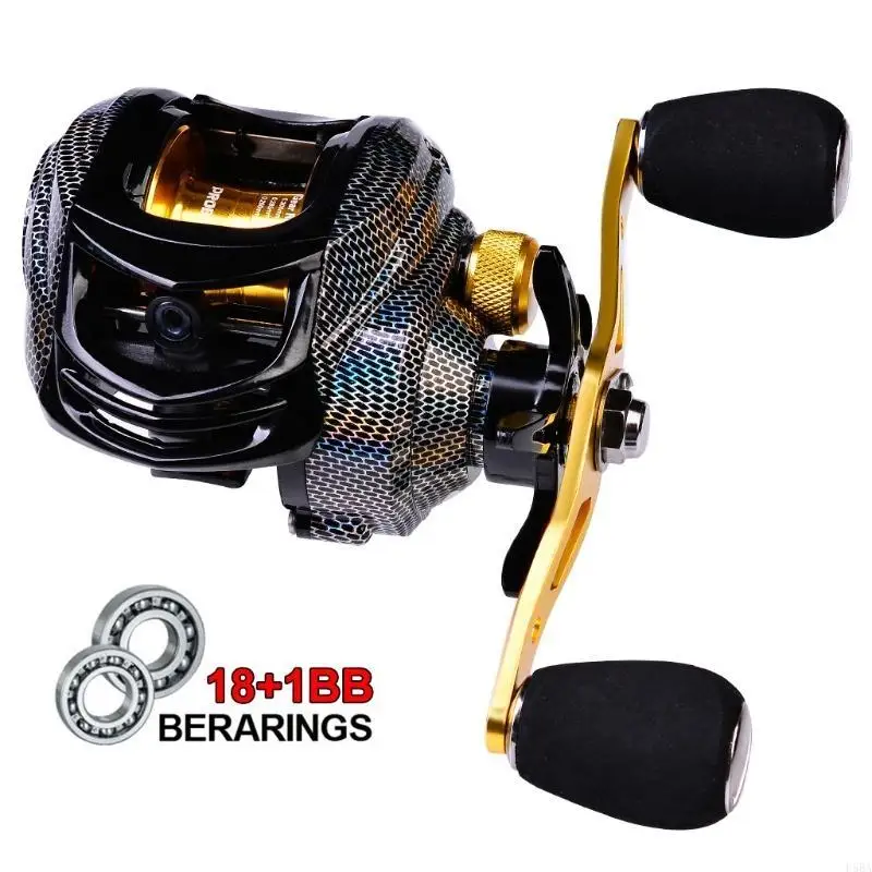 بكرة صيد 652F بـ 18+1 محامل، ب - مراجعة Baitcasting Reel وسعره